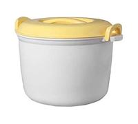 Cuiseur à riz portable pour micro-ondes - Multifonction de 2,8L jaune