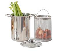 Cuiseur à spaghettis - Cuiseur à pâtes de 4 litres - Casserole domestique avec couvercle | Cuisiniers à domicile et préparation de repas réunions, événements, vacances, dîners formels