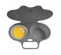 Cuiseur à œufs au micro-ondes, pocher à œufs Filtre à eau + bol double | Minuterie pour cuiseur d'œufs durs Gagnez du temps, pour sandwich, pita, gâteau de maïs, œufs au plat, cuiss