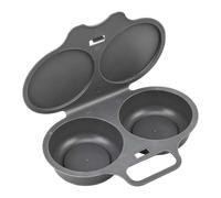 Cuiseur À Œufs Micro-Ondes 2 œufs Oeuf Chaudière Pocheuse Cuiseur Rapide | Plastique PP, cuiseurs à œufs pour micro-ondes, pour œufs mollets et durs, compact, entretien facile