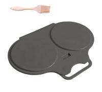 Cuiseur à œufs Micro-Ondes avec Pinceau pour 2 œufs avec Deux Compartiments | Micro-Ondes, Microwave Egg Poacher, Compact, Entretien Facile de Gadget de Cuisine Sain pour Cuisines et Restaurants