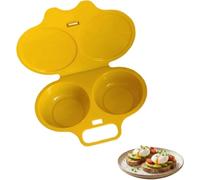 Cuiseur À Œufs Micro-Ondes Oeuf Chaudière Pocheuse Cuiseur Rapide | Plastique PP, cuiseurs à œufs pour micro-ondes, pour œufs mollets et durs, compact, entretien facile