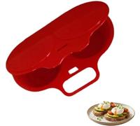 Cuiseur À Œufs Micro-Ondes Oeuf Chaudière Pocheuse Cuiseur Rapide | Plastique PP, cuiseurs à œufs pour micro-ondes, pour œufs mollets et durs, compact, entretien facile