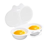 Cuiseur À Œufs, Pochoir À Œufs Antiadhésif À 2 Compartiments | Avec Couvercle Et Poignée, Ustensile Rapide Et Pratique, Pour Sandwiches Du Petit Déjeuner, Cheeseburgers, Bureaux, Hôtels Et