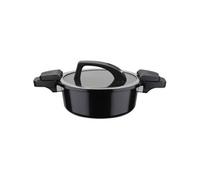 GSW Casserole à économie d'énergie 24cm 4L – Aluminium, induction, couvercle en verre, noir neuf