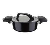 GSW Casserole à économie d'énergie 24cm 4L – Aluminium, induction, couvercle en verre, noir neuf