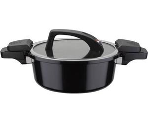 Cuiseur Basse Pression GSW, 24 cm, 4 L, Aluminium Forgé, Induction, Noir