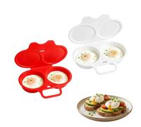 Cuiseur oeuf micro ondes, 2 tasses Pocheuse à œufs(2PCS) | Pocheuses à œufs Micro-ondes, Fabricant doeufs pochés au micro-ondes, Pochoir doeufs au four à micro-ondes Avec couverture