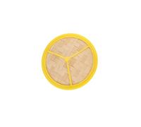 Cuiseur vapeur en bambou avec couvercle, cuiseur vapeur pour raviolis de riz, panier vapeur naturel pour Dim Sum, légumes, viande et poisson (couvercle de 18,1 cm)