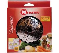 Metaltex – Panier vapeur inox pliable VAPORETTE 14 x 23 cm Argenté