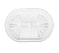 Cuiseur Vapeur Micro-ondes Couvercle, Plastique Blanc pour Légumes | Réchauffage Propre, Résistance aux Hautes Températures, la Cuisine, Viande, Pain, Appartements