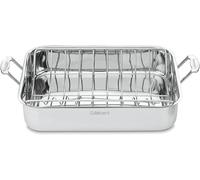 Cuisinart 7117-16ur de Chef Inoxydable Classique 40,6 cm Plat à rôtir rectangulaire avec Grille