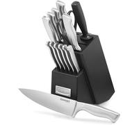 Cuisinart C77SS-15PK Lot de 15 Couteaux Ultra tranchants avec Lames en Acier pour Une Coupe précise, légers, durables et lavables au Lave-Vaisselle