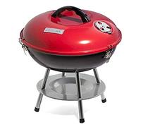 CUISINART CCG-190RB Gril au Charbon de Bois portatif en Acier, 14 po, Rouge