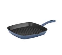 Cuisinart Chef classique en fonte émaillée 9-1/10,2 cm Grill Carré 9-1/4-Inch Provencal Blue
