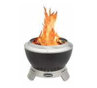 Cuisinart Cleanburn Brasero sans Fumée 50 cm | Jardin, Camping, Plage | Fumée Minimale, Chaleur Max | Bûches & pellets | Portable avec poignée | Acier Carbone/INOX | 9 kg