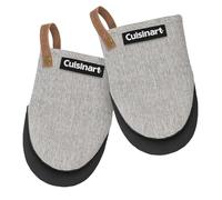 Cuisinart Heritage - Mini gants de cuisine - 14 x 17,8 cm - Gants de cuisine résistants à la chaleur pour four avec paume en néoprène antidérapant, rembourrage en coton et boucle en cuir synthétique -