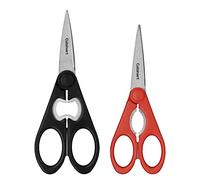 Cuisinart Lot de Ciseaux en Acier Inoxydable 7" Rouge et 8" Noir