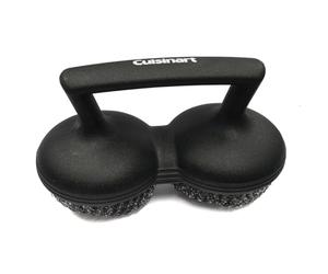 Cuisinart Power Scour Brosse pour Barbecue, Brosse de Nettoyage pour Applications Lourdes, Acier Inoxydable, à Utiliser sur Les barbecues électriques ou à gaz