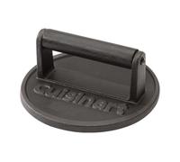 Cuisinart Presse à hamburger en fonte, Broyeur à hamburger robuste avec poignée résistante à la chaleur, Presse à grill de 17 cm pour hamburgers, viande, sandwichs