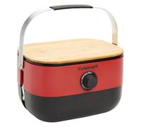 Cuisinart Venture™ barbecue à gaz portable. Design compact Stack ’n Go avec couvercle bois/planche. Grille fonte émaillée 993 cm², brûleur 2,6 kW. Outdoor.
