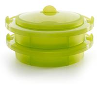 CUISINE A VAPEUR Silicone Cuiseur à vapeur pour pommes de terre Ø 22 cm vert Lekue