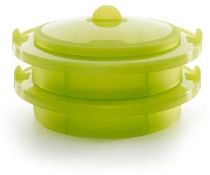 CUISINE A VAPEUR Silicone Cuiseur à vapeur pour pommes de terre Ø 22 cm vert Lekue