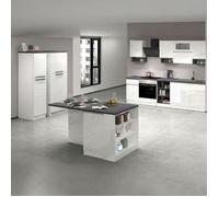 Cuisine Balme Dmora, en bois noble blanc brillant
