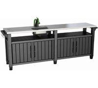 Cuisine de jardin KETER Unity Chef 415 L - 237 x 51,3 x 89,4 cm - graphite