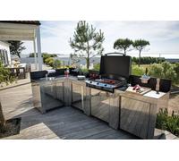 Cuisine d'extérieur ENO Modulo Inox pour plancha - 4 modules