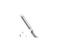 Kitchen Craft - Éplucheur Économe à Pommes de Terre Professionnel en Inox avec Lame Mobile, 21 cm - Couleur Argent