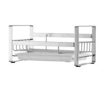 Cuisine éponge Porte-évier en acier inoxydable Caddy salle de bains savon égouttoir Support de rangement 298