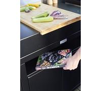 Cuisine extérieure 3 Modules sans crédence - Noir