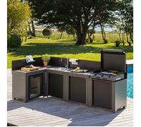 Cuisine Extérieure ENO Comfort 4 Modules - Gris Cargo