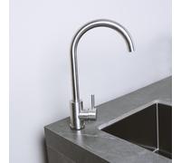 Cuisine extérieure GORILLER® KING, barbecue à gaz avec réfrigérateur et évier, acier inoxydable, pierre, gris