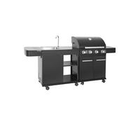 Cook'in Garden Cuisine extérieure modulable Fyra 4 brûleurs Noir G