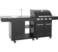 Cuisine extérieure modulable FYRA - 4 brûleurs