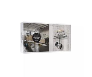 Cuisine Industrielle Crémaillère Rack Support Suspendu Plafond Porte Poêle Casserole Ustensile Kitchen Craft