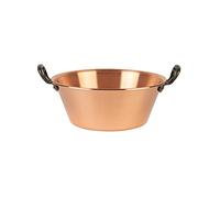 Cuisine Romefort | Bassine à Confiture en cuivre Ø 26,5 cm - 3 litres | Poignées en Fonte | Bassine Traditionnelle en cuivre Massif pour la Cuisson des confitures | Fabrication Française