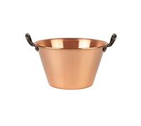 Cuisine Romefort | Bassine à gelée et à confiture en cuivre Ø 26,5 cm - 4 litres | Poignées en fonte | Bassine traditionnelle en cuivre massif pour la cuisson des confitures | Fabrication Française