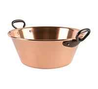 Cuisine Romefort | Cuivre Induction | Bassine à confiture en cuivre Ø 26,5 cm, 3 litres | Poignées en fonte, fond ferromagnétique | Fabrication Française