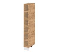 Cuisineandcie - Colonne de cuisine étagère ouverte Bellissi Chene L 20 cm