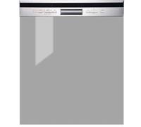 Cuisineandcie - Facade Lave Vaisselle Semi-intégrable Eco Gris Brillant L 60 cm, Habillage de Porte Lave Vaisselle EU avec Commandes à l'extérieur