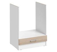 Cuisineandcie - Meuble Four ENCASTRABLE ECO Chêne Naturel L 60cm + Tiroir inférieure de Rangement - Meuble pour Four encastrable Cuisine