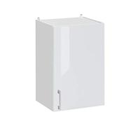Cuisineandcie - Meuble Haut de Cuisine Eco Blanc Brillant 1 Porte L 40 cm