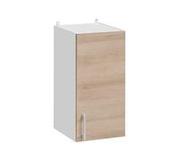 Cuisineandcie - Meuble Haut DE Cuisine ECO Chêne Naturel 1 Porte L 30 cm + 1 étagère - Meuble Cuisine Rangement, Meuble Cuisine, Armoire Cuisine