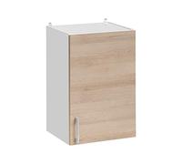 Cuisineandcie - Meuble Haut de Cuisine Eco Chene Naturel 1 Porte L 40 cm