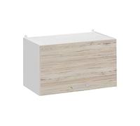 Cuisineandcie - Meuble Haut de Cuisine Eco Noyer Blanchi 1 Porte relevable L 60 cm