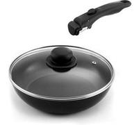Arom - 1 sauteuse 24 cm avec couvercle et poignée amovible