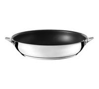 Cuisinox - Eclipse - Poêle 28 cm avec revêtement céramique - Fond encapsulé - Compatible tous feux dont induction - Acier Inoxydable 18/1 - Finition miroir